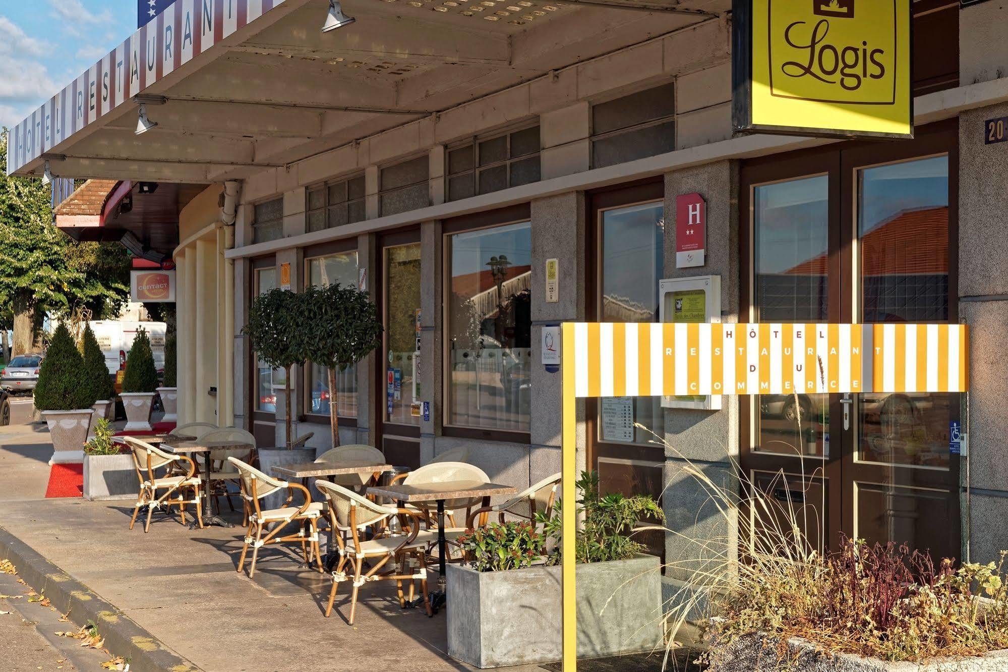 Contact Hotel Du Commerce Et Son Restaurant Cote A Cote Autun Exterior foto