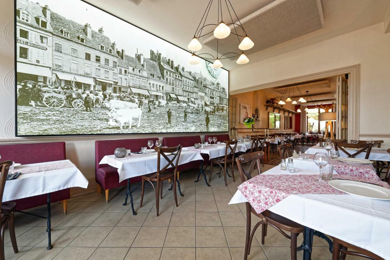 Contact Hotel Du Commerce Et Son Restaurant Cote A Cote Autun Exterior foto